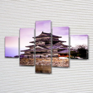 Модульна картина Об'єднувач самурая на Холсті, 95x135 см, (40x25-2/70х25-2/95x25) - Інтернет-магазин спільних покупок ToGether