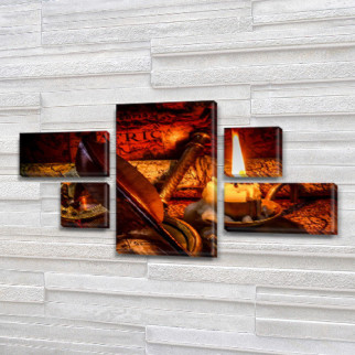 Модульні картини на стіну на Холсті, 80x140 см, (25x45-2/25х25-2/80x45) - Інтернет-магазин спільних покупок ToGether