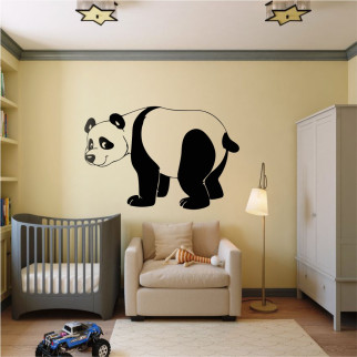 Трафарет для фарбування, панда, одноразовий із самоклейної плівки у двох розмірах 143 х 95 см - Інтернет-магазин спільних покупок ToGether