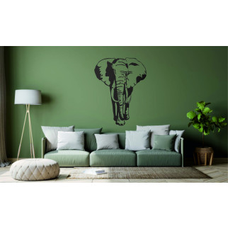 Трафарет для фарбування, Слон, одноразовий із самоклейної плівки в трьох розмірах 115 х 95 см 150 х 115 см - Інтернет-магазин спільних покупок ToGether
