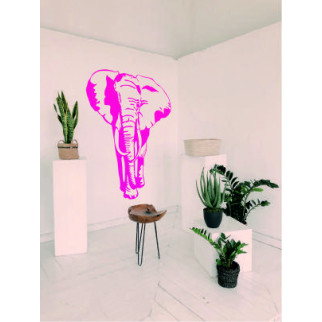 Трафарет для фарбування, Слон, одноразовий із самоклейної плівки в трьох розмірах 115 х 95 см 155 х 116 см - Інтернет-магазин спільних покупок ToGether