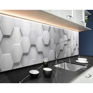 Панелі на кухонний фартух ПЕТ 3д, з двостороннім скотчем 62 х 205 см, 1,2 мм - Інтернет-магазин спільних покупок ToGether