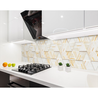 Панель кухонна, замінник скла з 3д текстурою стіни, з двостороннім скотчем 62 х 205 см, 1,2 мм 3050, 2000, 680 - Інтернет-магазин спільних покупок ToGether