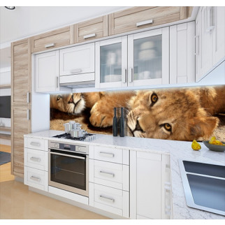 Панель на кухонний фартух під скло з тваринним світом, з двостороннім скотчем 62 х 205 см, 1,2 мм - Інтернет-магазин спільних покупок ToGether