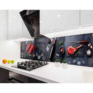 Панель кухонна, замінник скла ресторанний набір, з двостороннім скотчем 62 х 205 см, 1,2 мм - Інтернет-магазин спільних покупок ToGether