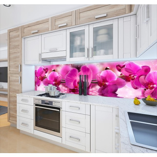 Панель кухонна, замінник скла орхідеї на воді, з двостороннім скотчем 62 х 205 см, 1,2 мм - Інтернет-магазин спільних покупок ToGether