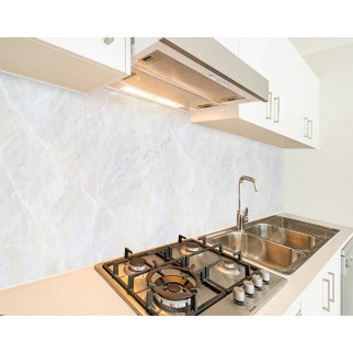 Кухонна плитка на кухонний фартух мармурова текстура, з двостороннім скотчем 62 х 205 см, 1,2 мм - Інтернет-магазин спільних покупок ToGether