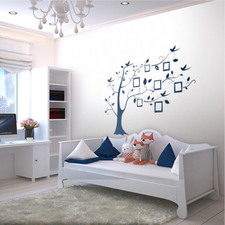 Трафарет для фарбування, Сімейне дерево, одноразовий із самоклейної плівки у двох розмірах 95 х 119 см - Інтернет-магазин спільних покупок ToGether