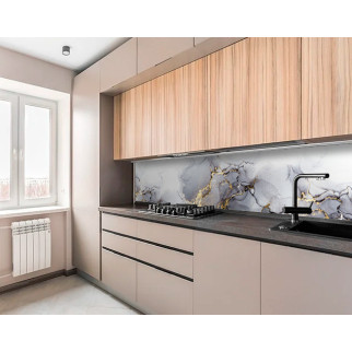 ПЕТ-панель на кухню Мармуровий візерунок, 62 х 205 см. 3050, 2000, 680 - Інтернет-магазин спільних покупок ToGether
