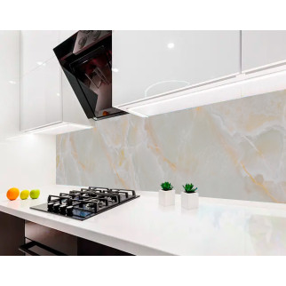 Кухонна плитка на кухонний фартух мармурова текстура, з двостороннім скотчем 62 х 205 см, 1,2 мм - Інтернет-магазин спільних покупок ToGether