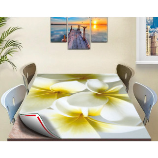 Покриття для столу, м'яке скло з фотопринтом, Квіти 60 х 100 см (1,2 мм) 120, 80 - Інтернет-магазин спільних покупок ToGether