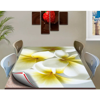 Покриття для столу, м'яке скло з фотопринтом, Квіти 60 х 100 см (1,2 мм) 100, 120 - Інтернет-магазин спільних покупок ToGether