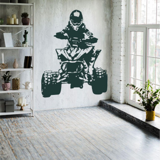 Трафарет для фарбування, Квадроцикл-2, одноразовий із самоклейної плівки 120 х 95 см - Інтернет-магазин спільних покупок ToGether