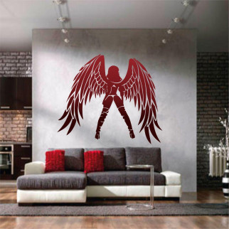 Трафарет для фарбування Дівчина-ангел-3, одноразовий із самоклейної плівки 95 х 115 см 115, 115 х 135 см, 135 - Інтернет-магазин спільних покупок ToGether