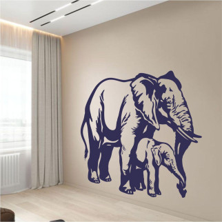 Трафарет для фарбування Слони, одноразовий із самоклейної плівки 95 х 120 см 115, 115 х 140 см, 140 - Інтернет-магазин спільних покупок ToGether