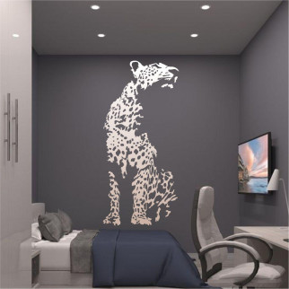 Трафарет для фарбування, Леопард-3, одноразовий із самоклейної плівки 210 х 95 см - Інтернет-магазин спільних покупок ToGether