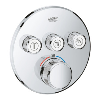 Термостат прихованого монтажу на 3 споживача Grohe Grohtherm SmartControl (29121000) - Інтернет-магазин спільних покупок ToGether