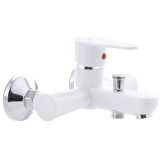 Змішувач для ванни Plamix Vega-009 Білий (без шланга і лійки) (PM0573) - Інтернет-магазин спільних покупок ToGether
