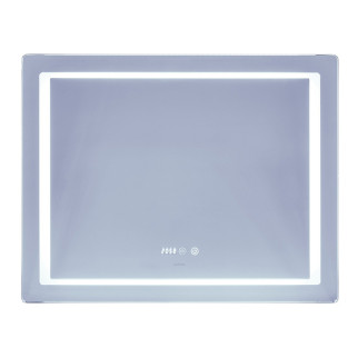 Дзеркало Mixxus Style MR03-90x70 (годинник, LED-підсвічування, антизапотівання) (MI6007) - Інтернет-магазин спільних покупок ToGether