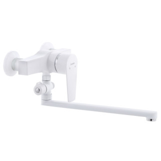 Змішувач для ванни Plamix Oscar-006 White (без шланга і лійки) (PM0559) - Інтернет-магазин спільних покупок ToGether