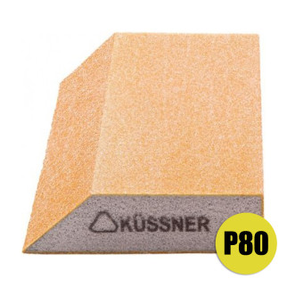 Шліфувальний брусок трапеція губка Kussner Soft P80 еластичний 125x90x25 - Інтернет-магазин спільних покупок ToGether