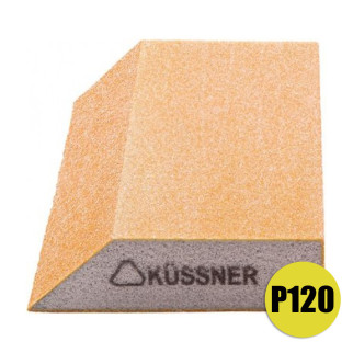 Шліфувальний брусок трапеція губка Kussner Soft P120 еластичний 125x90x25 - Інтернет-магазин спільних покупок ToGether