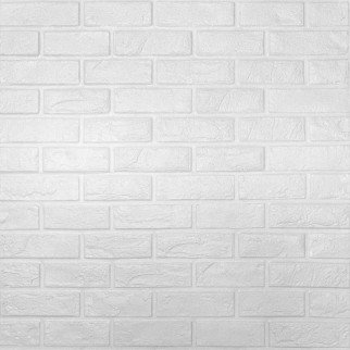 Самоклеюча 3D панель культурний камінь білий 700х800х8мм (196) SW-00000485 - Інтернет-магазин спільних покупок ToGether