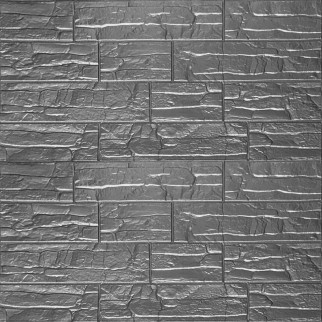 Самоклеюча 3D панель культурний камінь срібло 700x770x5мм (156) SW-00000751 - Інтернет-магазин спільних покупок ToGether