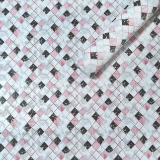 Самоклеюча плівка рожева мозаїка 0,45х10м SW-00001233 - Інтернет-магазин спільних покупок ToGether