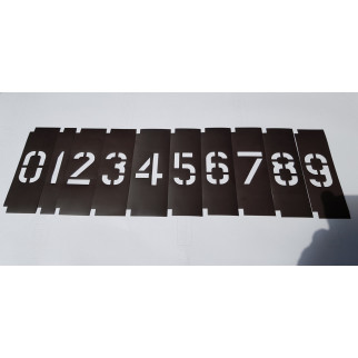 Трафарет із цифрами складаний, багаторазовий із магнітного вінілу 30 мм товщина 0,5 мм - Інтернет-магазин спільних покупок ToGether