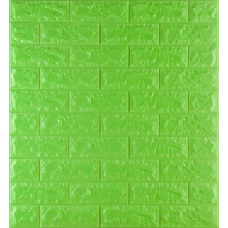 Самоклеюча декоративна 3D панель під зелену цеглу 700x770x7 мм - Інтернет-магазин спільних покупок ToGether