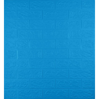 Самоклеюча декоративна 3D панель під синю цеглу 700x770x5 мм - Інтернет-магазин спільних покупок ToGether