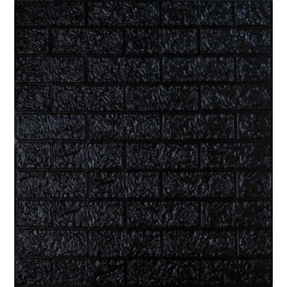 Самоклеюча декоративна 3D панель під чорну цеглу700x770x5 мм - Інтернет-магазин спільних покупок ToGether