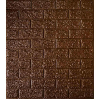 Самоклеюча декоративна панель під коричневу цеглу 700x770x5 мм - Інтернет-магазин спільних покупок ToGether
