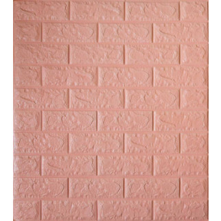 Самоклеюча декоративна панель рожева цегла 700x770x5 мм - Інтернет-магазин спільних покупок ToGether