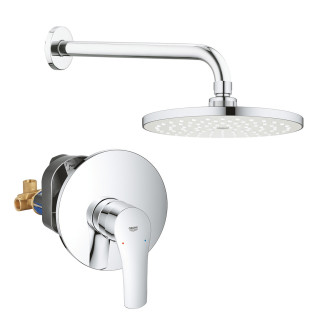 Набір для душу з верхнім душем Grohe Eurosmart UA33556003 (33556003+28576000+27541001) (UA33556003) - Інтернет-магазин спільних покупок ToGether