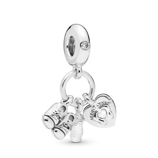 Серебряная подвеска-шарм "Мій малюк"      798106CZ - Інтернет-магазин спільних покупок ToGether