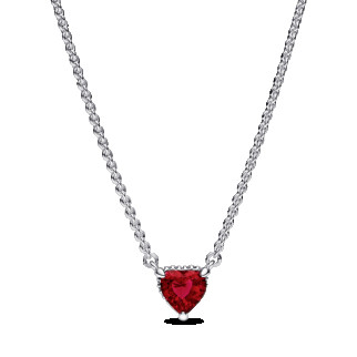 Срібне Колье     "Красное сердце"  392542C01 - Інтернет-магазин спільних покупок ToGether