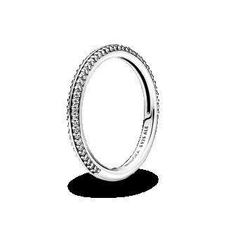 Серебряное кольцо     паве 199679C01 - Інтернет-магазин спільних покупок ToGether