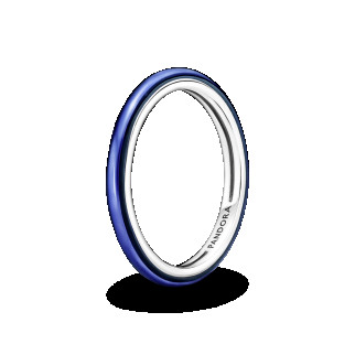 Серебряное кольцо електричного синього кольору - Інтернет-магазин спільних покупок ToGether