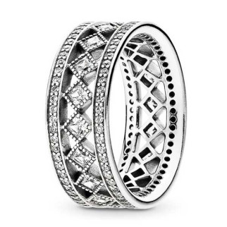 Серебряное кольцо     "Вічна чарівність" 191007CZ - Інтернет-магазин спільних покупок ToGether