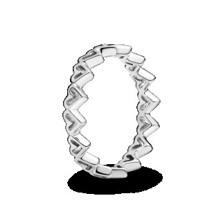Серебряное кольцо     "Ескіз серця" 198696C00 - Інтернет-магазин спільних покупок ToGether