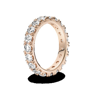 Серебряное кольцо     "Блискуча рядок" 180050C01 - Інтернет-магазин спільних покупок ToGether