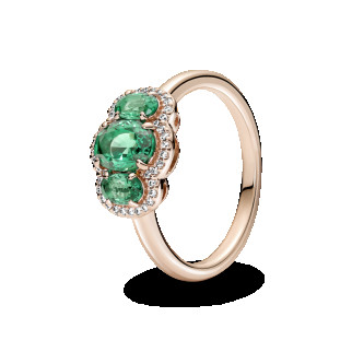 Серебряное кольцо     "Три каменю" 180057C01 - Інтернет-магазин спільних покупок ToGether