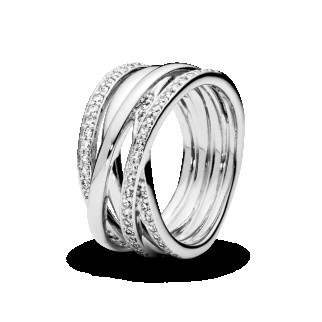 Серебряное кольцо      "Сяючі лінії" 190919CZ - Інтернет-магазин спільних покупок ToGether