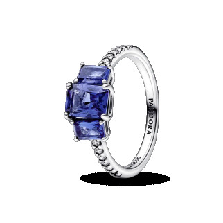 Серебряное кольцо     "Три сині прямокутники" 192389C01 - Інтернет-магазин спільних покупок ToGether