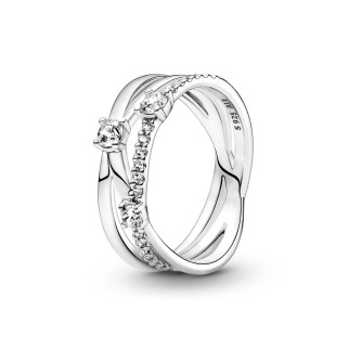 Серебряное тройное кольцо     199400C01 - Інтернет-магазин спільних покупок ToGether