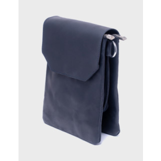 Чоловіча шкіряна сумка-планшет Dekey 3 26*20*6 см Синій (6755) - Інтернет-магазин спільних покупок ToGether