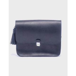 Шкіряна сумка Dekey Емма 19*14*7 см Синій (6621) - Інтернет-магазин спільних покупок ToGether
