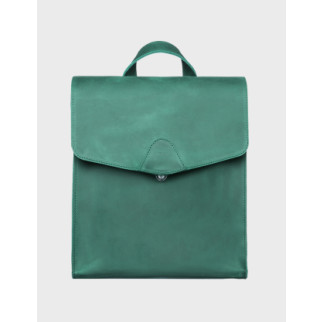 Шкіряна сумка-рюкзак Dekey Унісекс 33 * 30 * 10 см Зелений (6538) - Інтернет-магазин спільних покупок ToGether